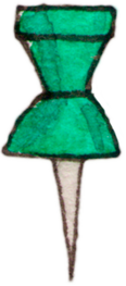 green pin