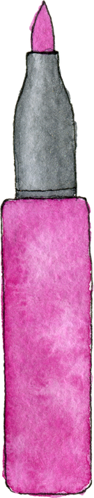 pink text marker