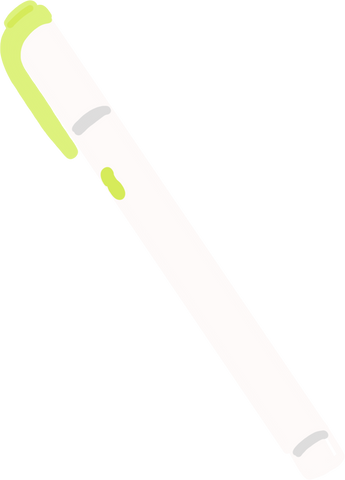 Highlighter Pen Stationary Student Study Teacher School Uni