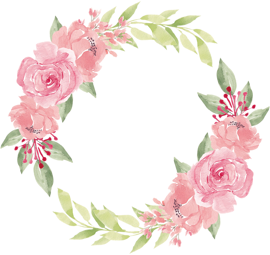 Round Floral Border