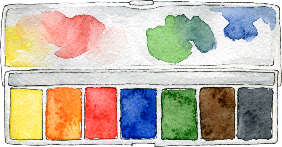 watercolor box