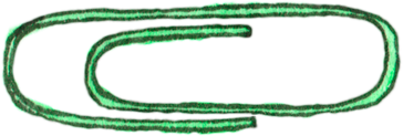 green paper clip