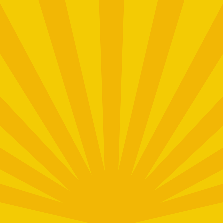 Yellow and Orange Sunburst Background